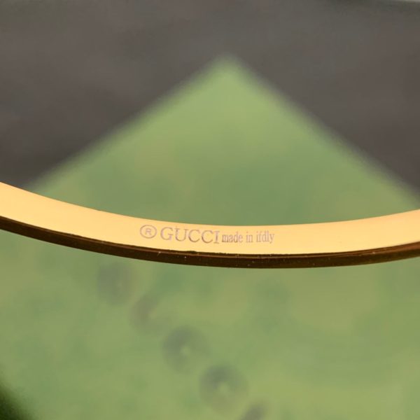 18K Double G Running Diamond Cuff Bracelet - 图片 7