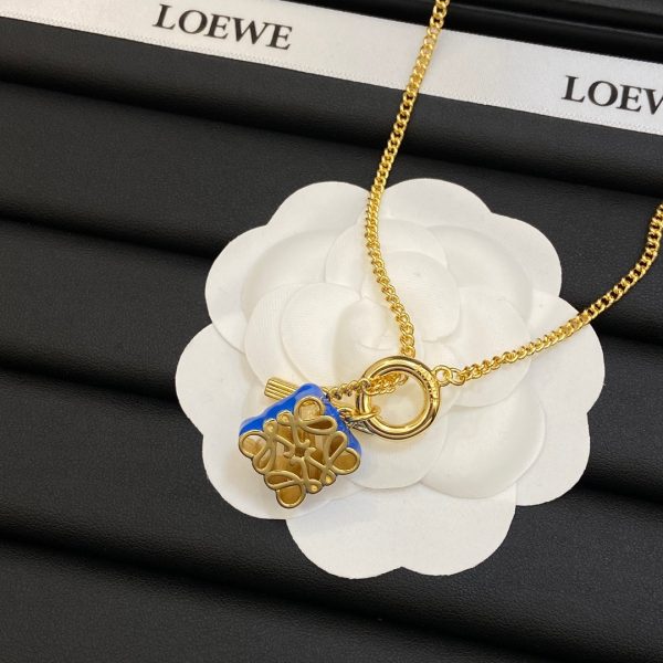 18K Anagram Pendant Necklace - Image 15