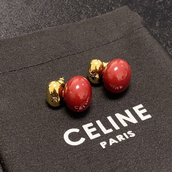 18K Triomphe Red Earrings - 图片 5