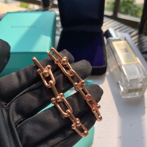 18K T HardWear Graduated Link Earrings - 图片 8