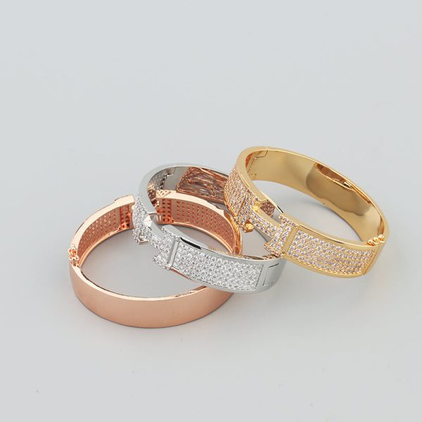 18K Clic H Diamonds Bracelet - 图片 7