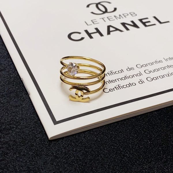 18K CC Vintage Pearl Ring - 图片 8
