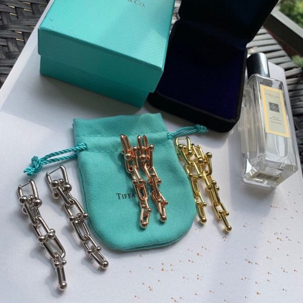 18K T HardWear Graduated Link Earrings - 图片 9