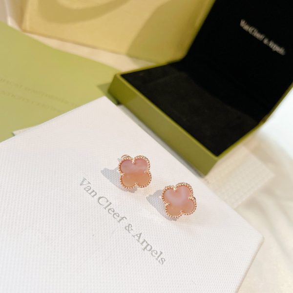 18K Magic Alhambra Pink Opale Earrings - 图片 10