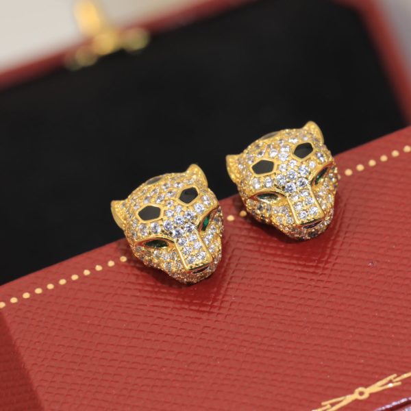 18K Panthère Earrings - 图片 4