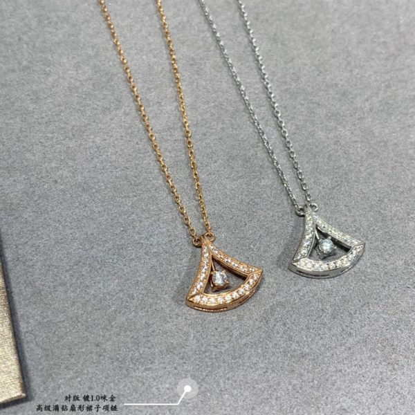 18K Divas' Dream Pavé Diamond Openwork Necklace - 图片 10