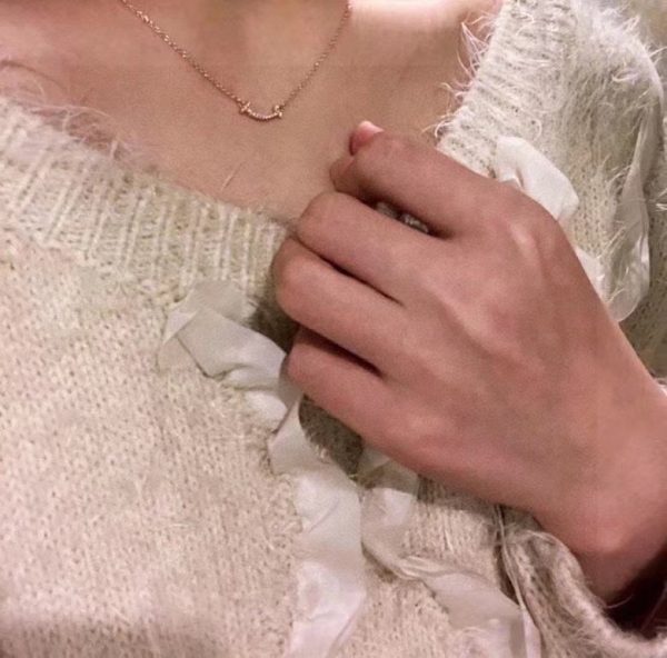 18K T Small Diamond Pendant Necklace - 图片 8