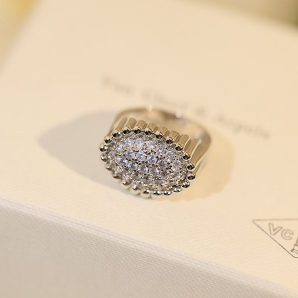18K Perlée Diamond Ring - 图片 14