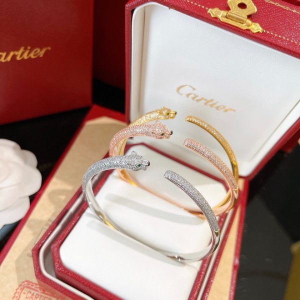 18K Panthère De Diamonds Bracelet - 图片 5