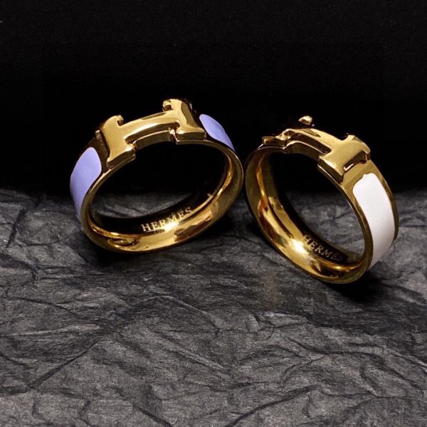 18K Vintage Clic H Ring - 图片 8