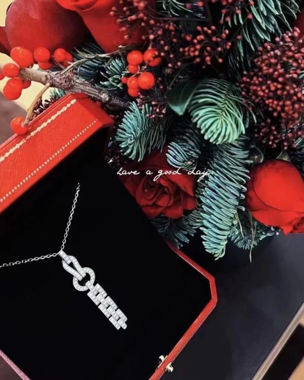 18K Agrafe Diamond Necklace - 图片 7