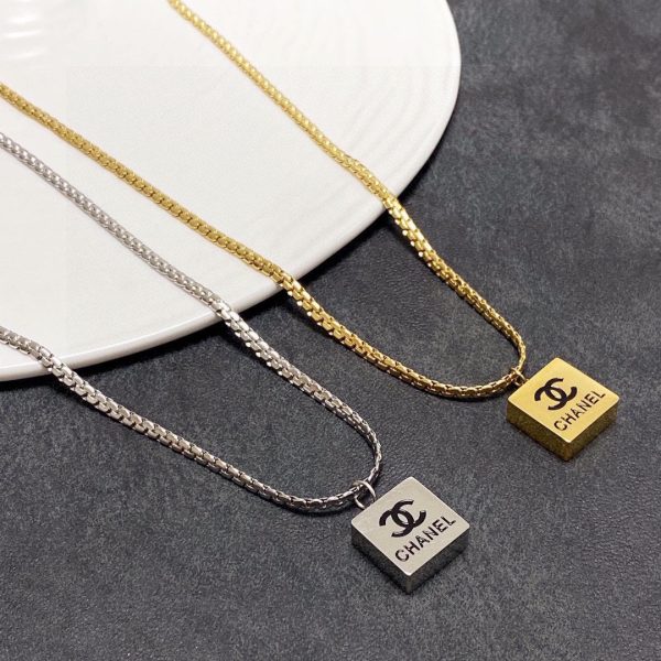 18K CC Pendant Necklace - 图片 5