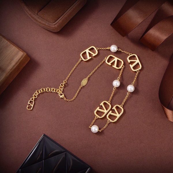 18K Garavani VLogo Necklace - 图片 7