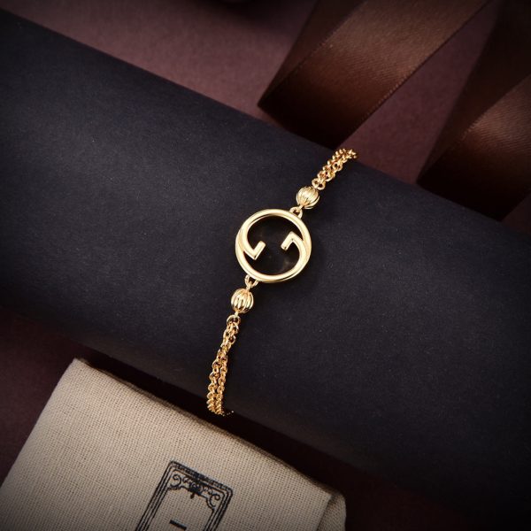18K Double G Blondie Interlocking G Bracelet - 图片 3