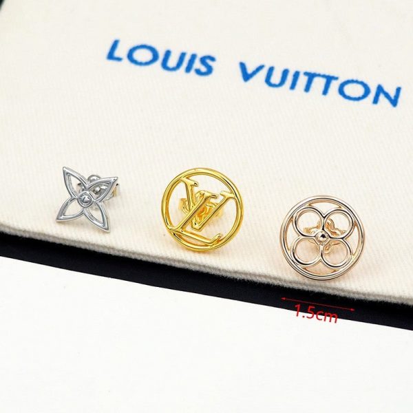 18K Louis Lace Earrings - 图片 8