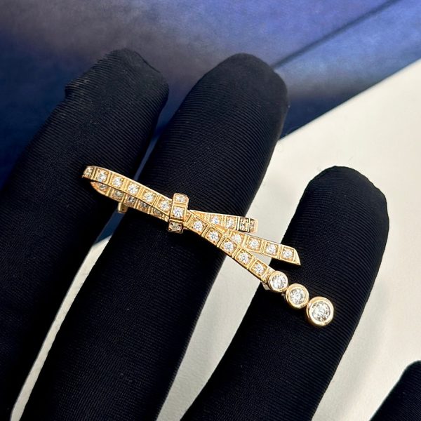 18K CC Ruban Diamonds Ring - 图片 7