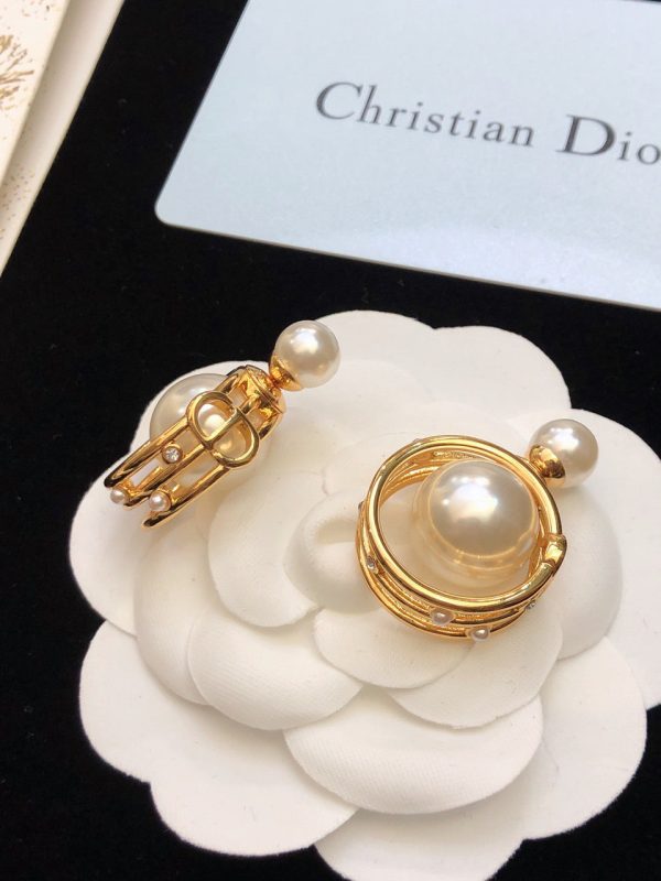 18K CD D-Backstage Earrings - 图片 9