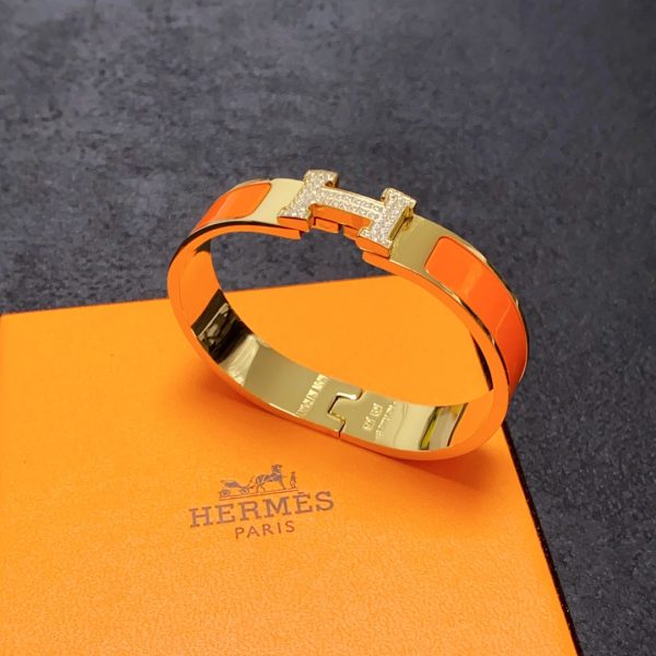 18K Clic H Diamond Bracelet - 图片 6