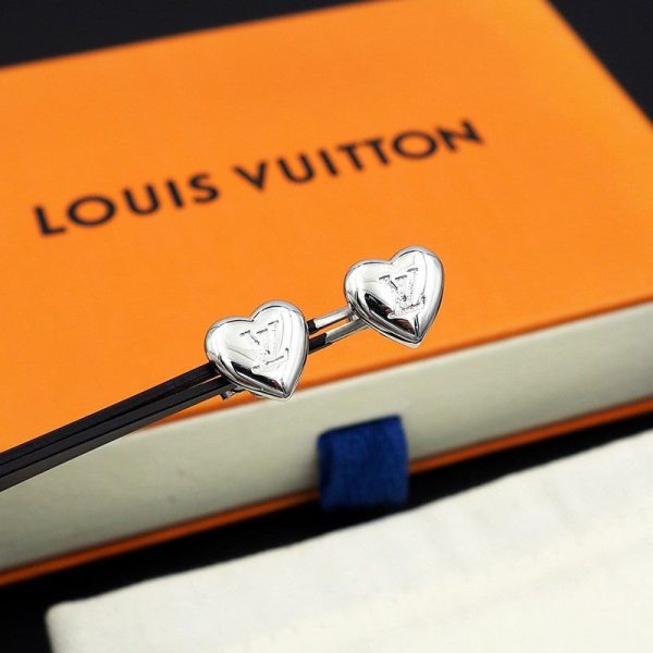 18K Louis Heart Earrings - 图片 16