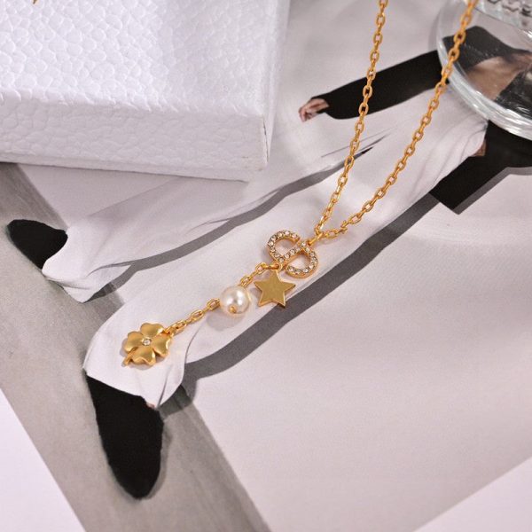 18K Petit CD Lucky Charms Necklace - 图片 5