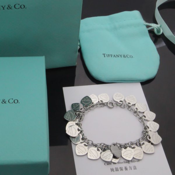 18K T Heart Tag Bracelet - 图片 8
