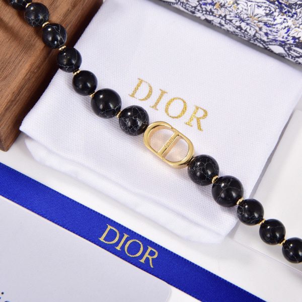 18K CD 30 Montaigne Black Pearls Bracelet - Image 5