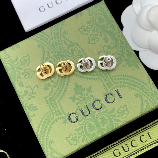 18K Double G Earrings - 图片 7