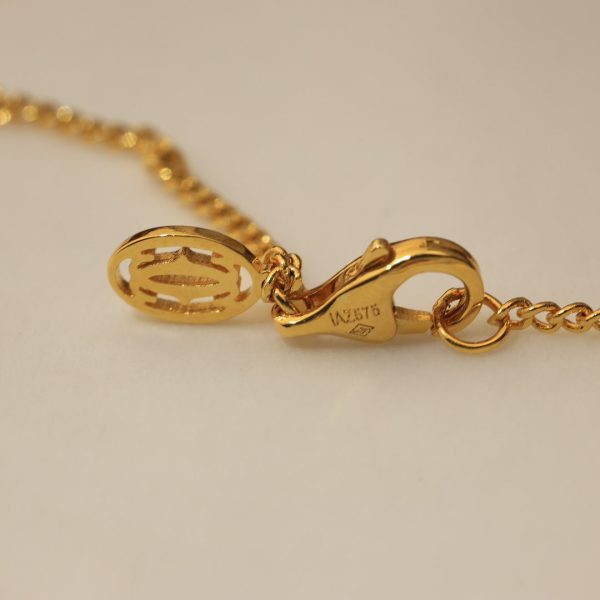 18K Trinity Cushion Diamond Necklace - 图片 10