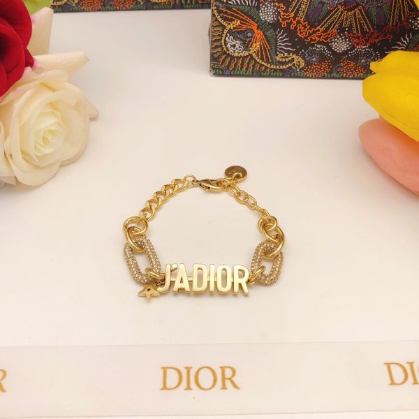 18K CD J'adior Chain Link Bracelet - 图片 8