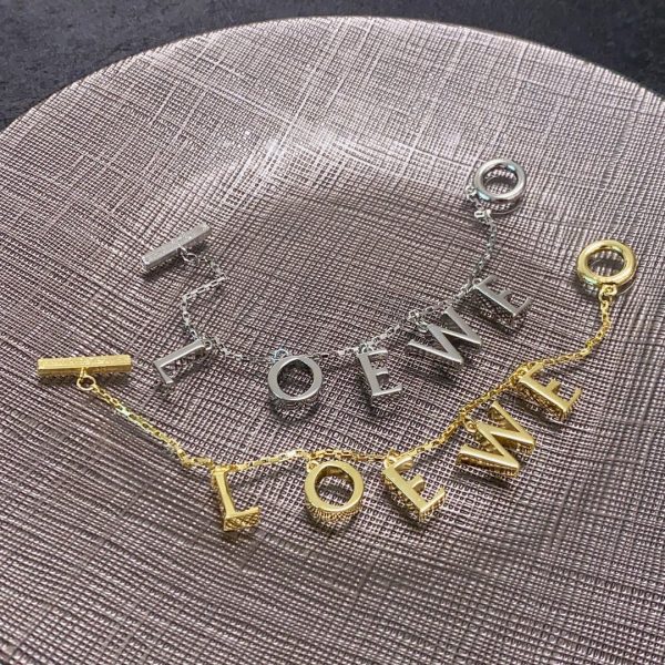 18K Anagram Letter Bracelet - Image 5