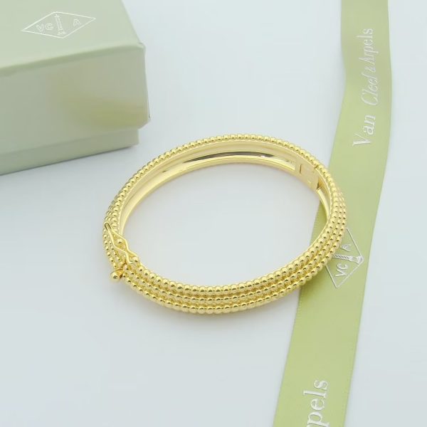 18K Perlee Pearls Five Rows Bracelet - 图片 6