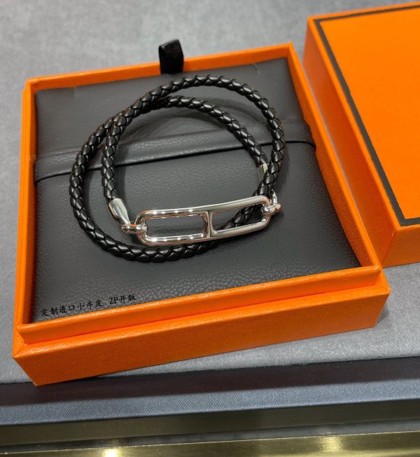 18K Roulis Double Tour Black H Bracelet - 图片 7