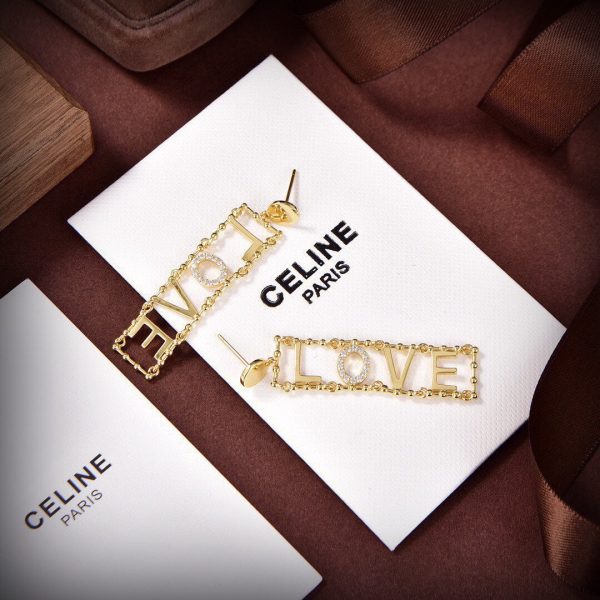 18K Triomphe LOVE Diamonds Earrings - 图片 8