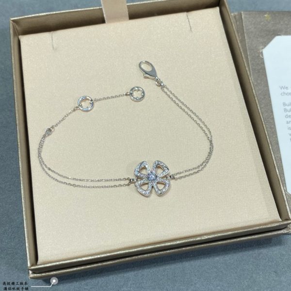 18K Fiorever Central Diamond Bracelet - 图片 4