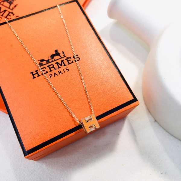 18K Cage D'H White H Necklace - 图片 6