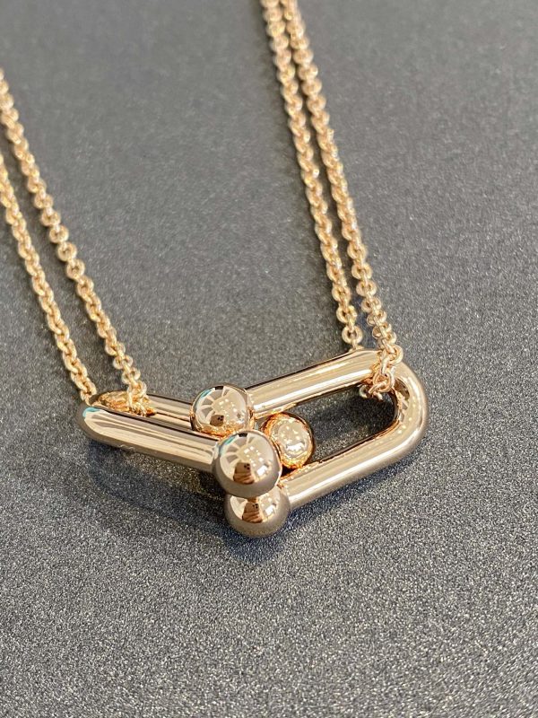 18K T HardWear Double Link Necklace - 图片 3