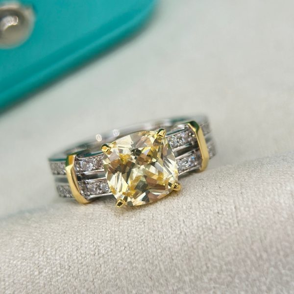 18K T Schlumberger Stone Ring - 图片 7