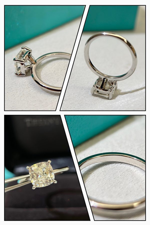 18K T True Engagement Ring - 图片 7