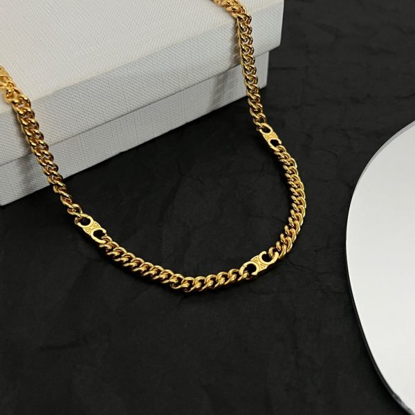 18K Triomphe Gourmette Chain Necklace - 图片 7