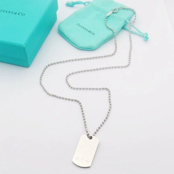 18K T 1837 Makers I.D. Tag Pendant Necklace - 图片 7