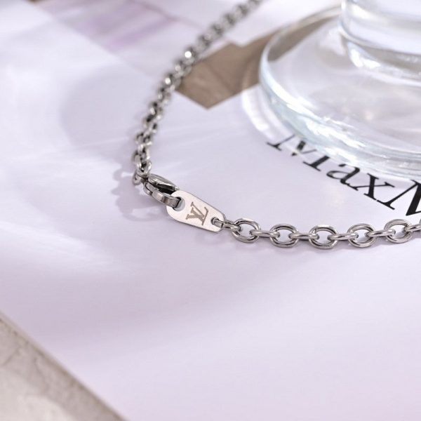 18K Louis Bold Tri-Color Necklace - 图片 6