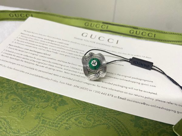 Double G Garden Snake Interlocking G Ring - 图片 5