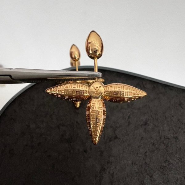 18K Louis Louisette Stud Earrings - 图片 7