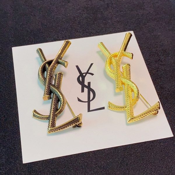 18K Saint Three Color Brooch - Image 8