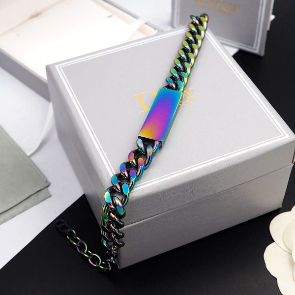 18K CD Couture Chain Link Bracelet - 图片 7