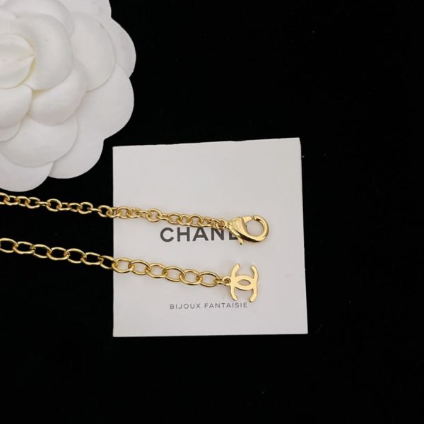 18K CC Pearls Chain Necklace - 图片 7