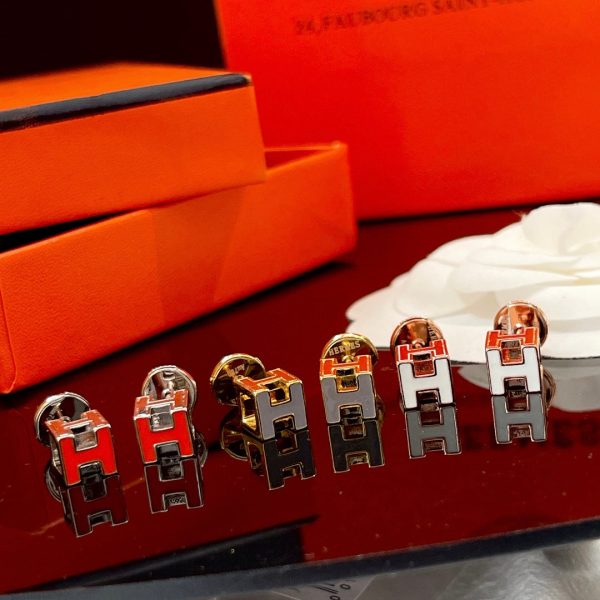 18K Cage D'H H Earrings - 图片 7