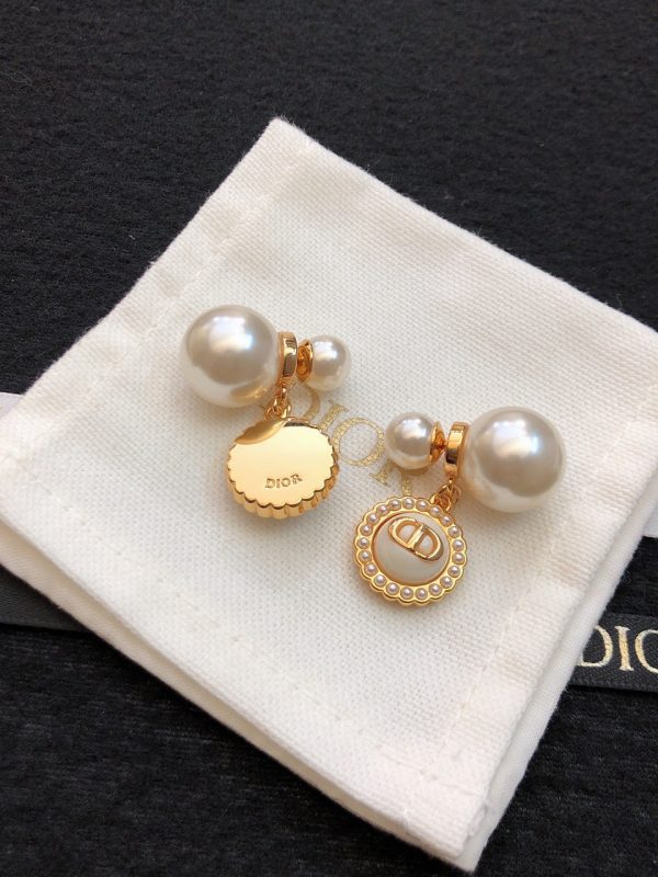 18K CD Pearls Earrings - 图片 7