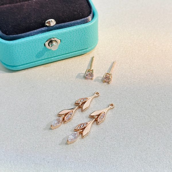 18K T Victoria Vine Convertible Drop Earrings - 图片 11
