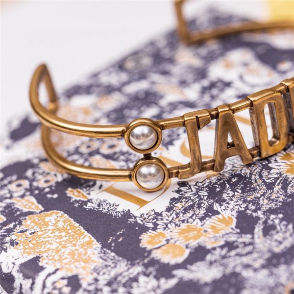 18K CD J’adior Pearls Open Cuff Bracelet - Image 12